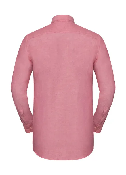  Men's LS Tailored Washed Oxford Shirt - Russell Collection