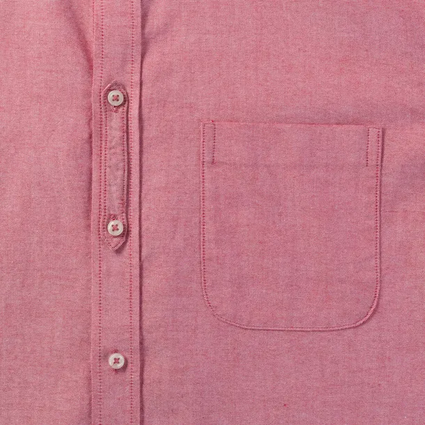  Men's LS Tailored Washed Oxford Shirt - Russell Collection