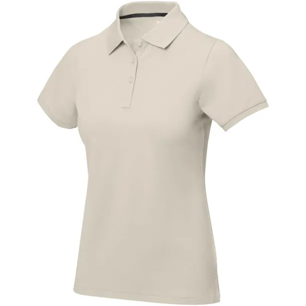 Calgary short sleeve women's polo - Elevate Life Sandstone