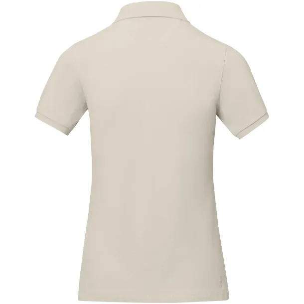 Calgary short sleeve women's polo - Elevate Life Sandstone