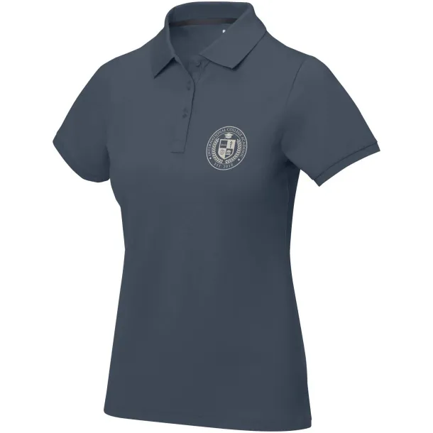 Calgary short sleeve women's polo - Elevate Life Hale Blue