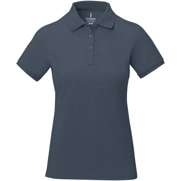 Calgary short sleeve women's polo - Elevate Life Hale Blue