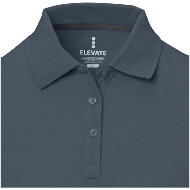 Calgary short sleeve women's polo - Elevate Life Hale Blue