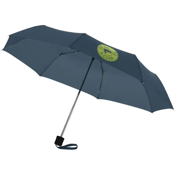 Ida 21.5" foldable umbrella Hale Blue