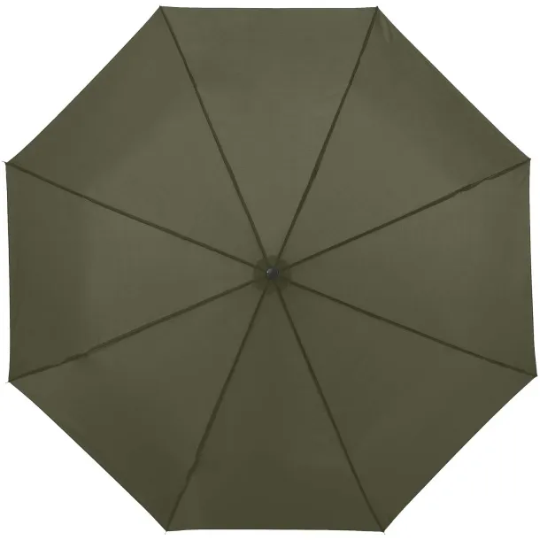 Ida 21.5" foldable umbrella Šumski zelena