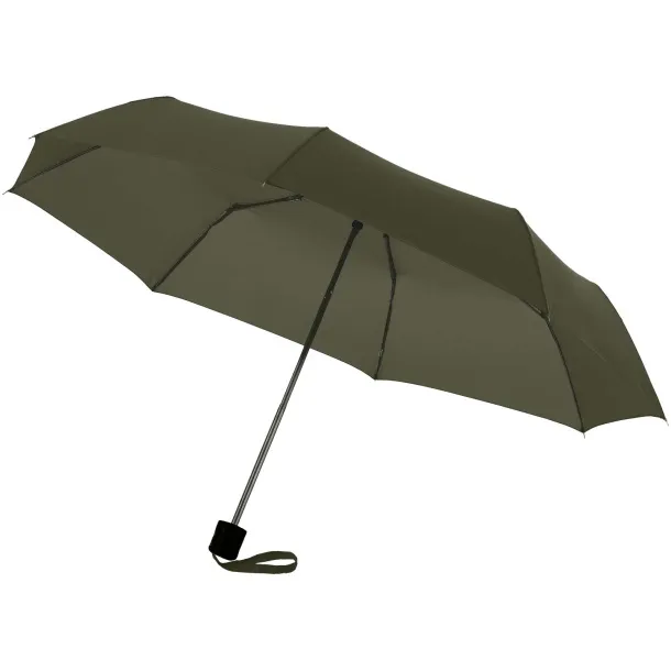 Ida 21.5" foldable umbrella Šumski zelena