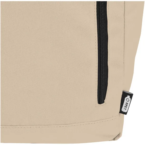 Byron 15.6" GRS RPET roll-top backpack 18L Oatmeal