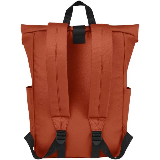 Byron GRS RPET roll-top ruksak za 15.6" laptop, 18L Brick