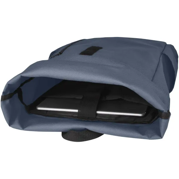 Byron GRS RPET roll-top ruksak za 15.6" laptop, 18L Hale Blue