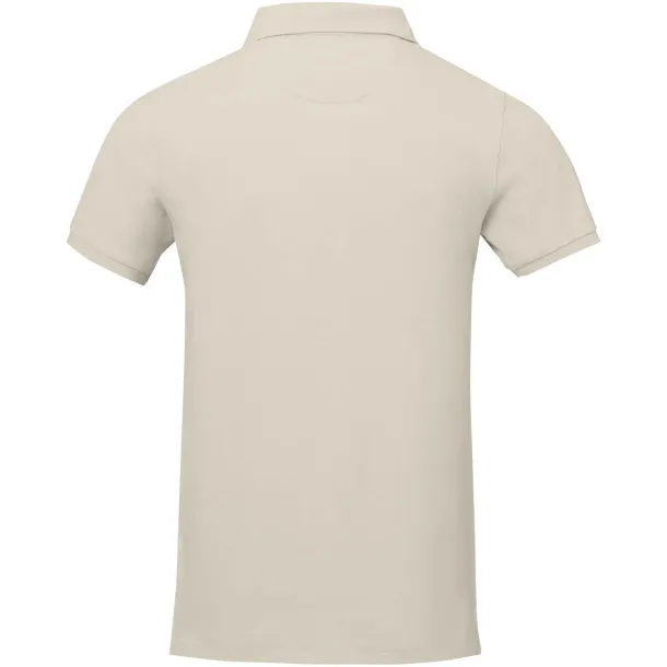 Calgary short sleeve men's polo - Elevate Life Sandstone