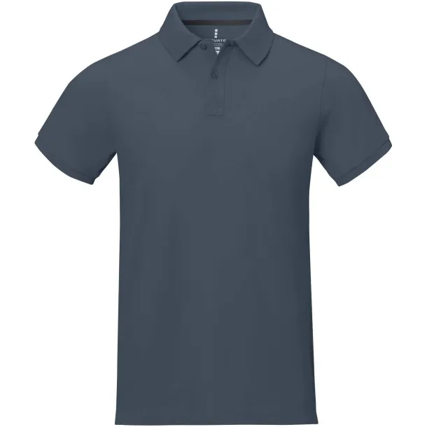 Calgary short sleeve men's polo - Elevate Life Hale Blue