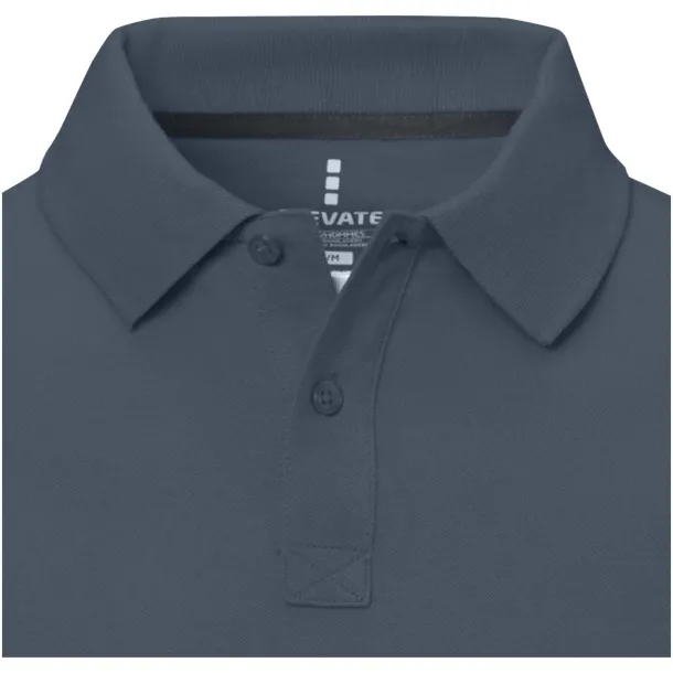 Calgary short sleeve men's polo - Elevate Life Hale Blue