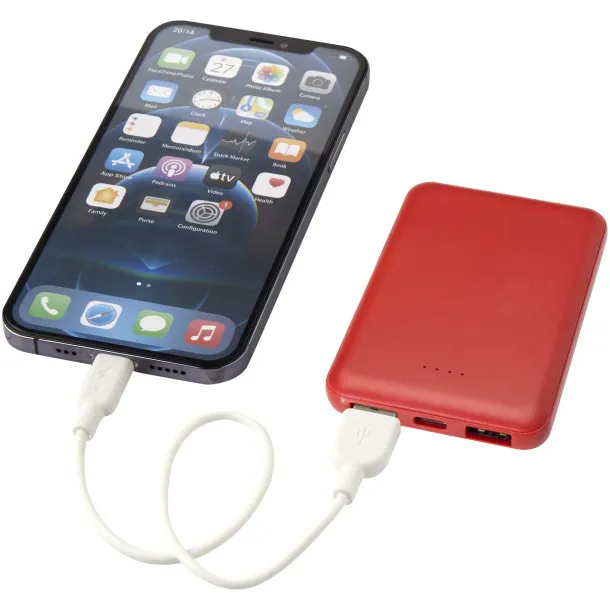 Asama Type-C prijenosna baterija od reciklirane plastike, 5.000 mAh Brick