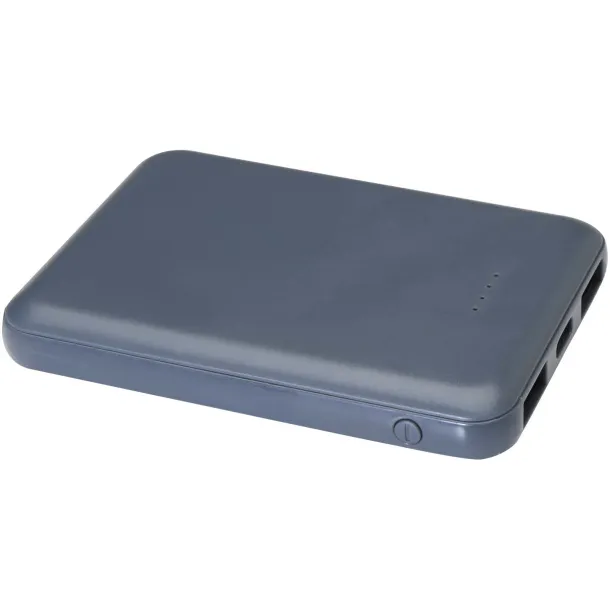 Asama Type-C prijenosna baterija od reciklirane plastike, 5.000 mAh Hale Blue