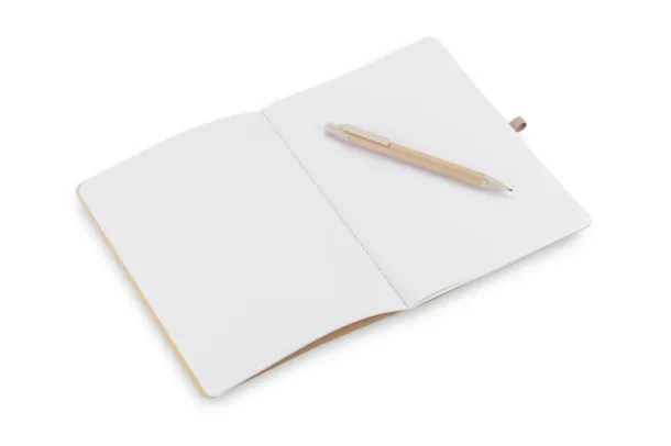 REMATT A5 notebook with pen Prirodna