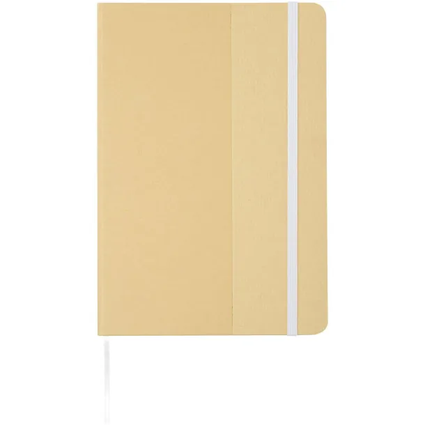 Nelida A5 recycled cardboard hard cover notebook White