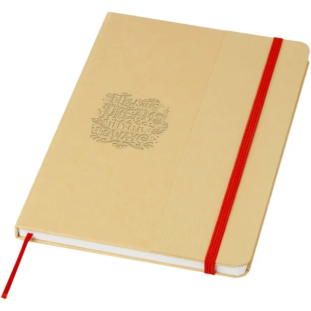 Nelida notes od recikliranog kartona, A5 Crvena