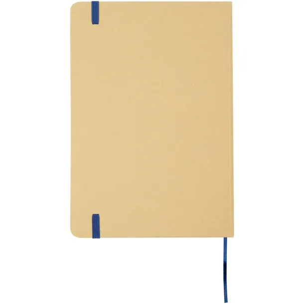Nelida A5 recycled cardboard hard cover notebook Ocean blue