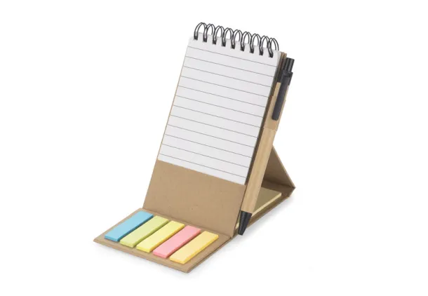 ZENTO Note cards set with pen Prirodna