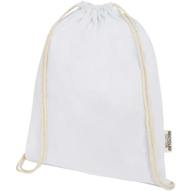 Oregon torba s vezicama od GRS recikliranog pamuka, 140 g/m² Bijela