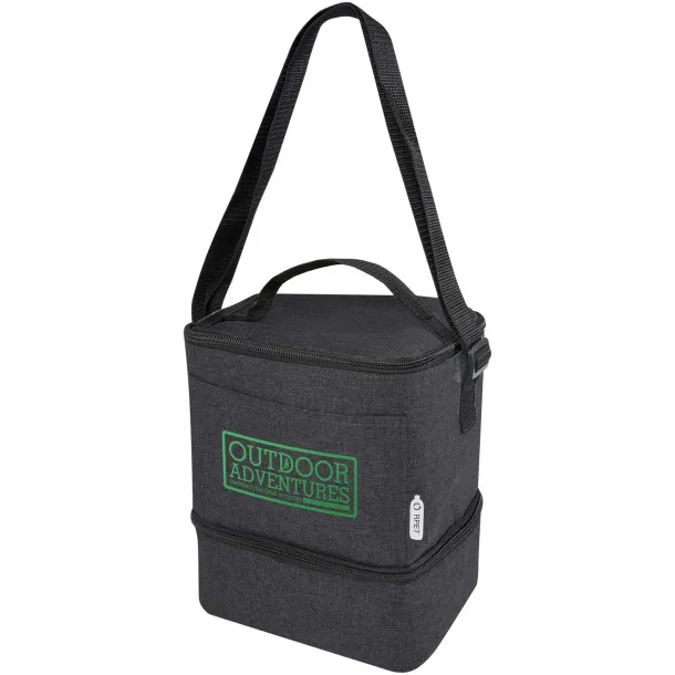 Tundra 9-can RPET lunch cooler bag Heather Charcoal