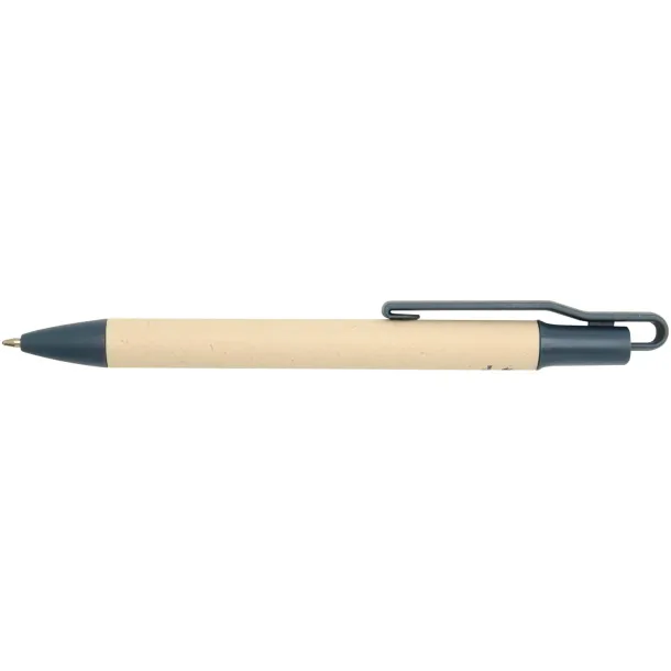 Liliana sugarcane paper ballpoint pen (blue ink) Ocean blue