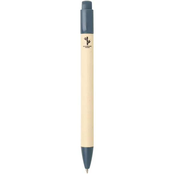 Liliana sugarcane paper ballpoint pen (blue ink) Ocean blue