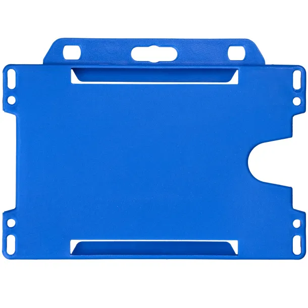 Vega recycled plastic card holder Blue