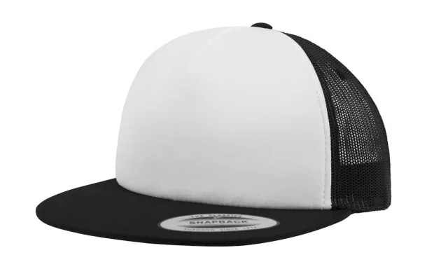  Foam Trucker with White Front - Flexfit Black Bijela