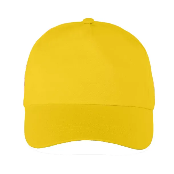  5 PANELS CAP - K-UP Bright Yellow