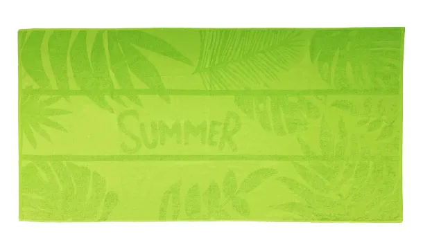 OLIMA JACQUARD BEACH TOWEL - Olima Lime