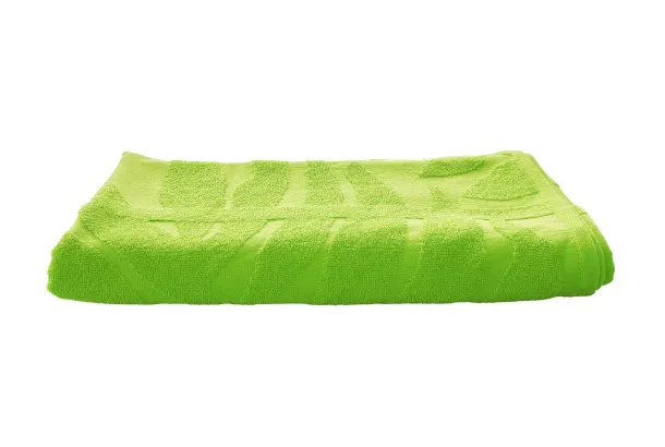 OLIMA jacquard ručnik za plažu - Olima Lime