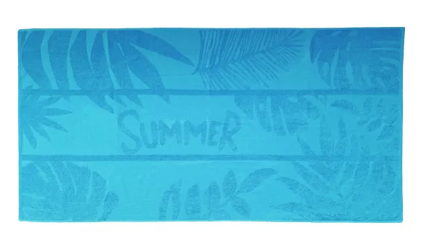 OLIMA jacquard ručnik za plažu - Olima Caribbean Blue