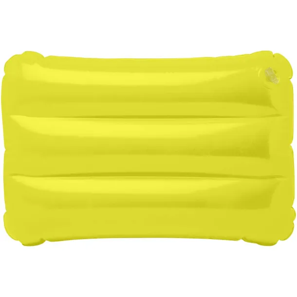 Sunny inflatable beach pillow Yellow