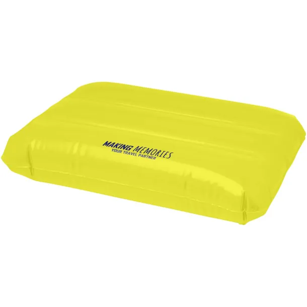 Sunny inflatable beach pillow Yellow