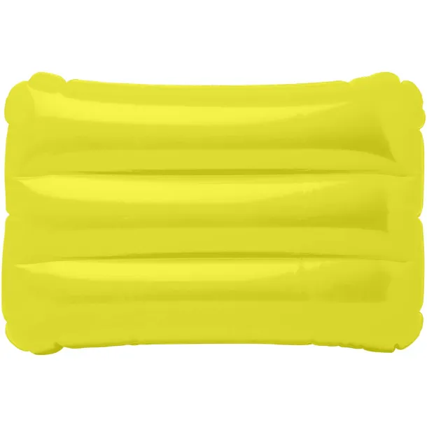 Sunny inflatable beach pillow Yellow