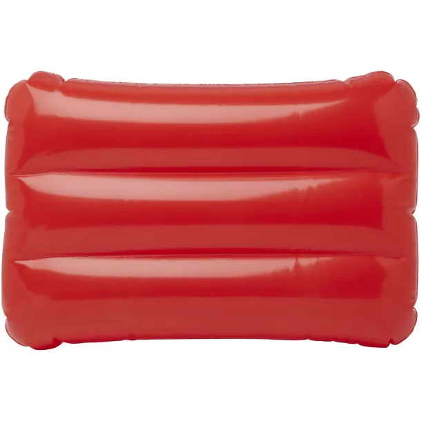 Sunny inflatable beach pillow Red