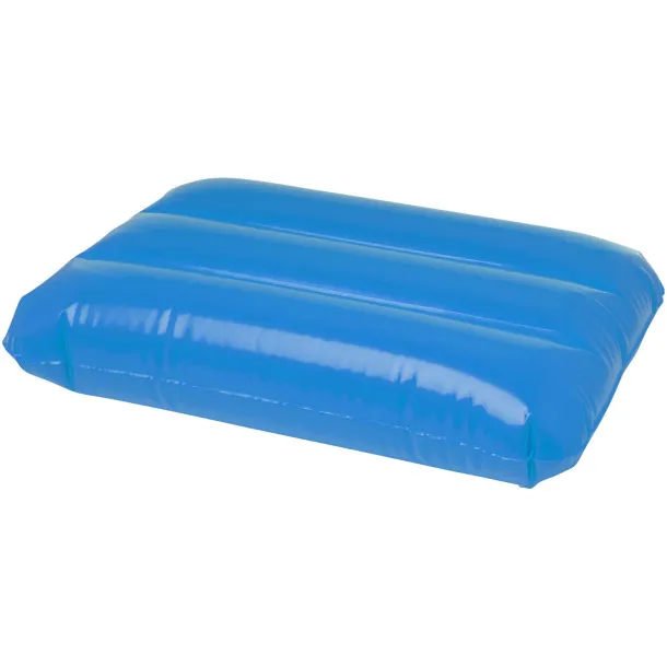 Sunny inflatable beach pillow Blue