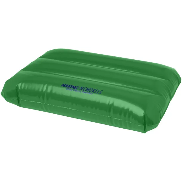 Sunny inflatable beach pillow Green