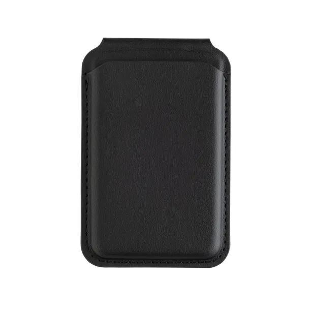Magstand Magstand RCS recycled PU magnetic phone wallet with stand - Swiss Peak Black 
