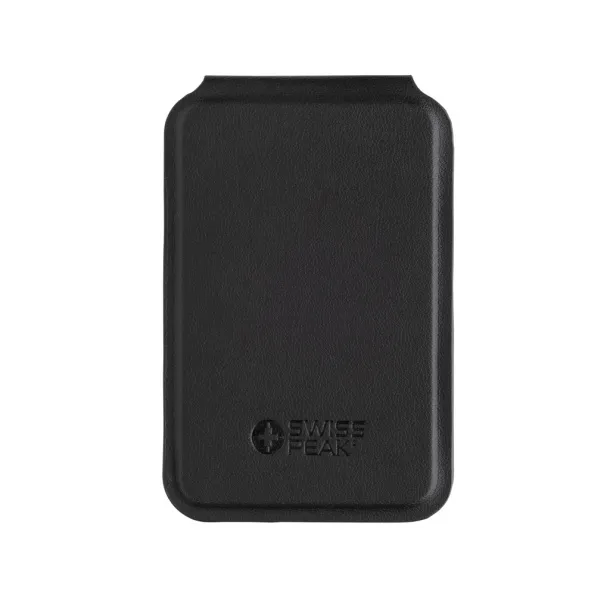 Magstand Magstand RCS recycled PU magnetic phone wallet with stand - Swiss Peak Black 