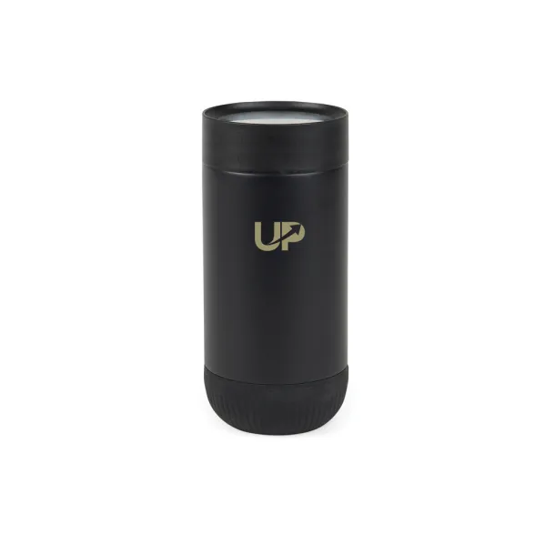 VINGA Erie  RCS recycled SS push mug 350 ML - Vinga Black Black