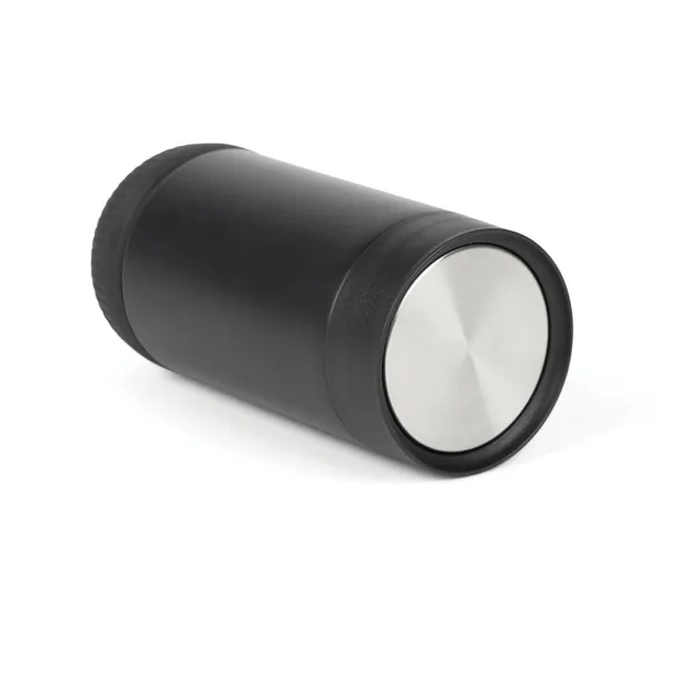 VINGA Erie  RCS recycled SS push mug 350 ML - Vinga Black Black