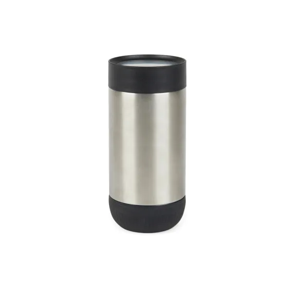 VINGA Erie  RCS recycled SS push mug 350 ML - Vinga Silver Black