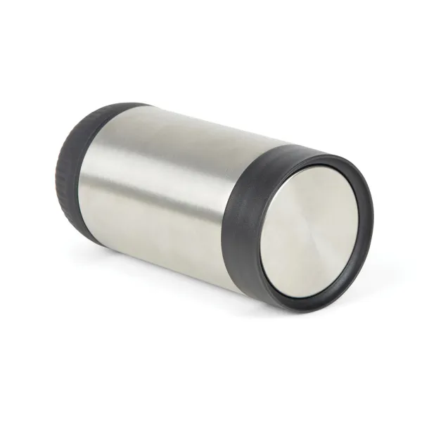 VINGA Erie  RCS recycled SS push mug 350 ML - Vinga Silver Black
