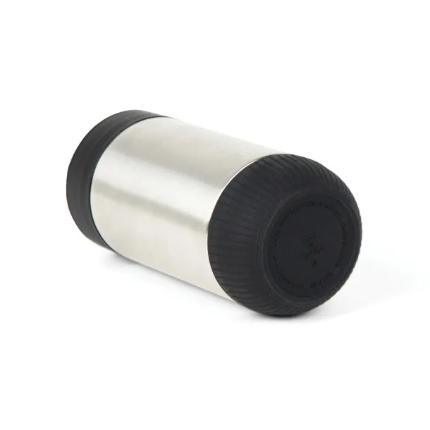 VINGA Erie  RCS recycled SS push mug 350 ML - Vinga Silver Black