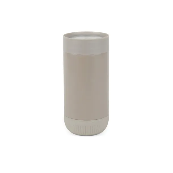 VINGA Erie  RCS recycled SS push mug 350 ML - Vinga brown brown