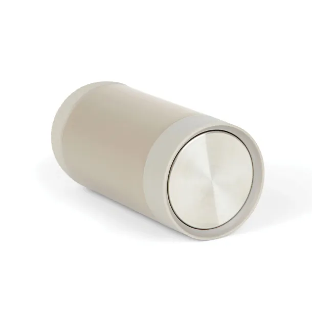 VINGA Erie  RCS recycled SS push mug 350 ML - Vinga brown brown