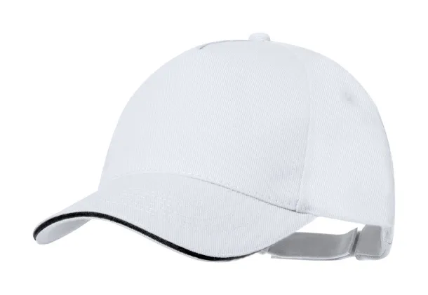 Aaron RPET baseball cap White
