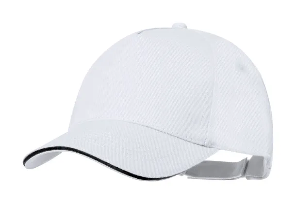 Aaron RPET baseball cap White